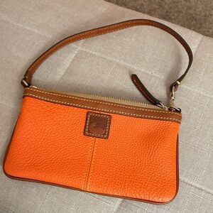 Dooney & Bourke Vibrant Orange Wristlet